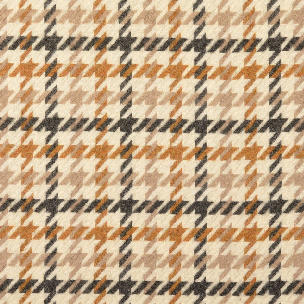 Walkloden fabrik Pied-de-poule Beige