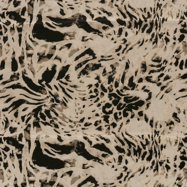 Satin Duchesse tissu Beige légèrement brillant 