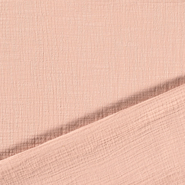 Musselin fabrik Helles Pink Slub 