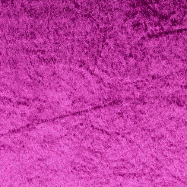 Velours fabrik Uni fuchsia