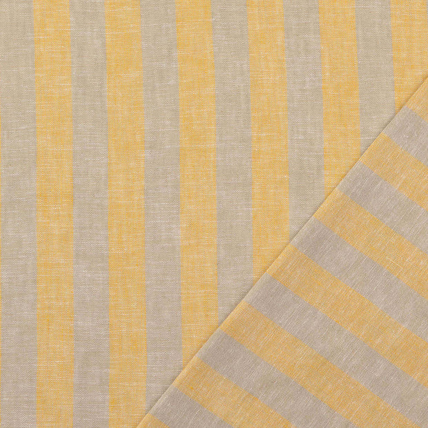 Lin tissu jaune 