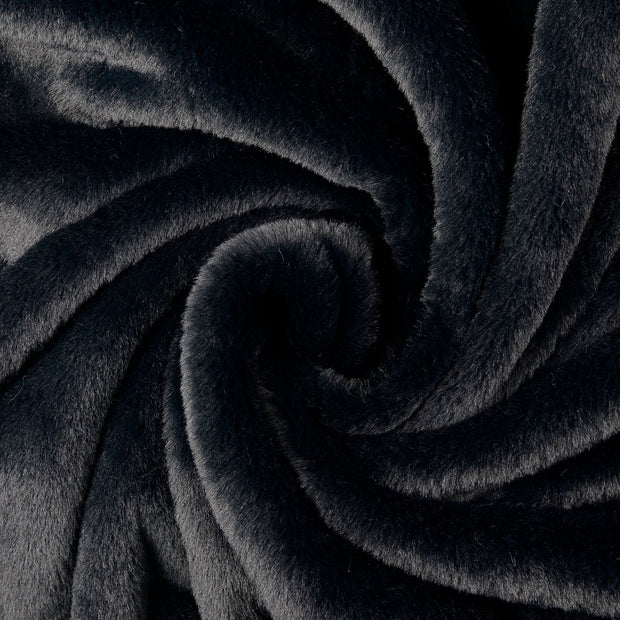 Fausse Fourrure tissu Noir 