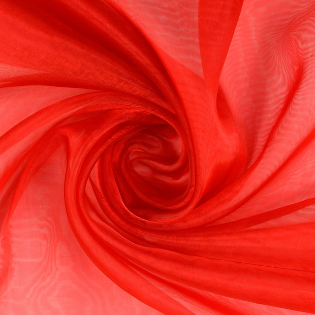 Organza fabrik rot 