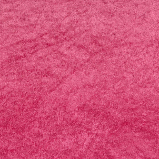 Velours fabrik Uni Helles Pink