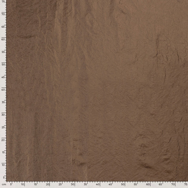 Taffeta fabric Unicolour Brown Taupe