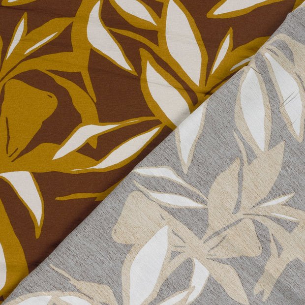 Viscose Nylon Crepe fabric Flowers printed 