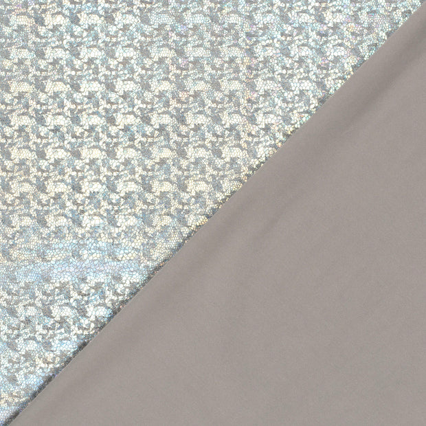 Lamé tissu serpents enduit 