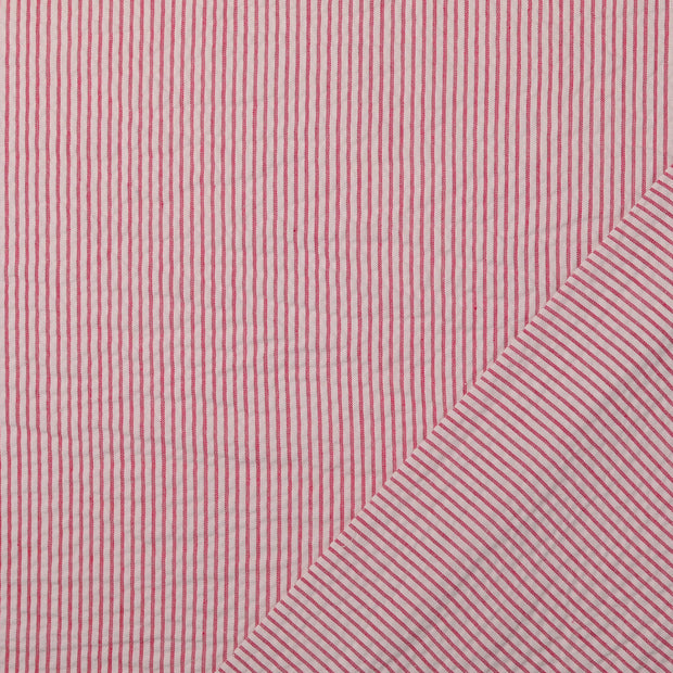  fabric Fuchsia Seersucker 