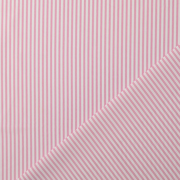 Woven Polyester fabric Light Pink yarn dyed 