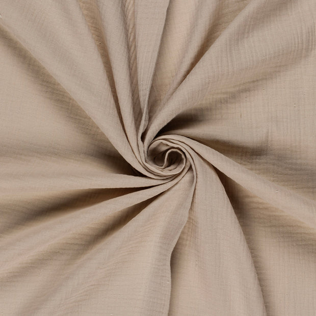 Musselin extra breit fabrik Beige 