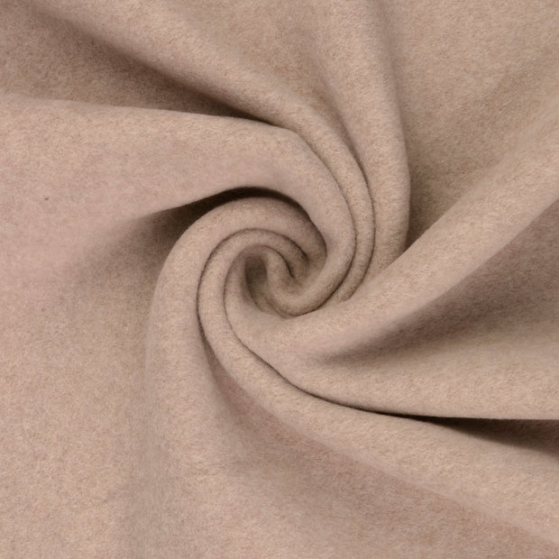 Fleece fabrik Beige 