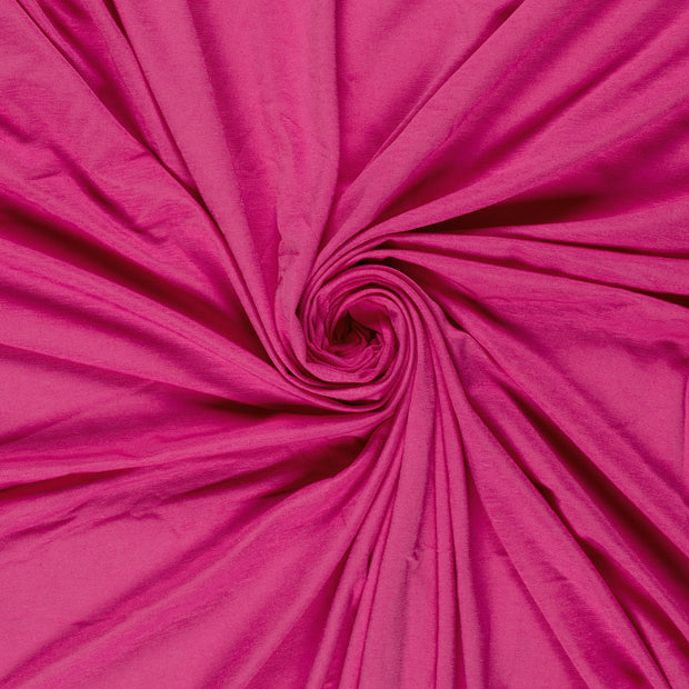 Jersey de Bambou tissu Fuchsia 