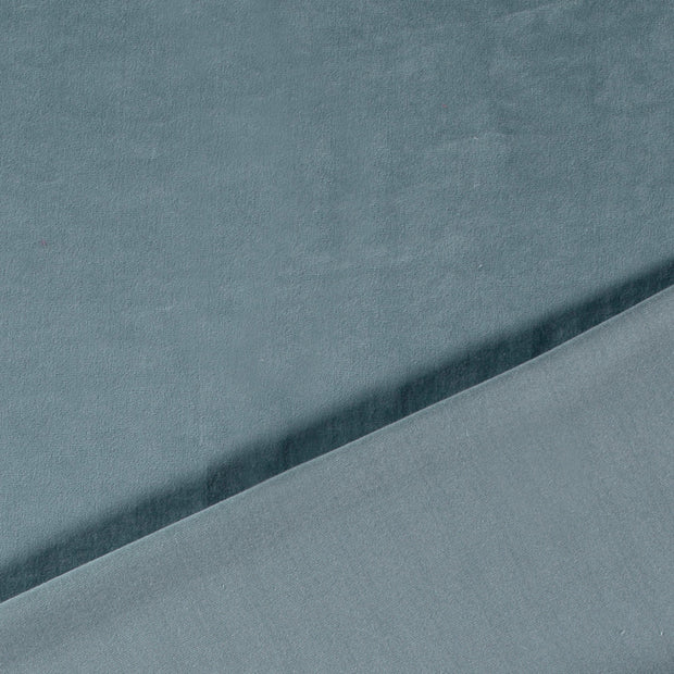 Nicky velours fabrik Indigoblau 