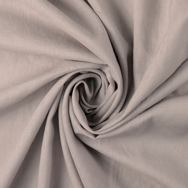 Linen fabric Light Grey matte 
