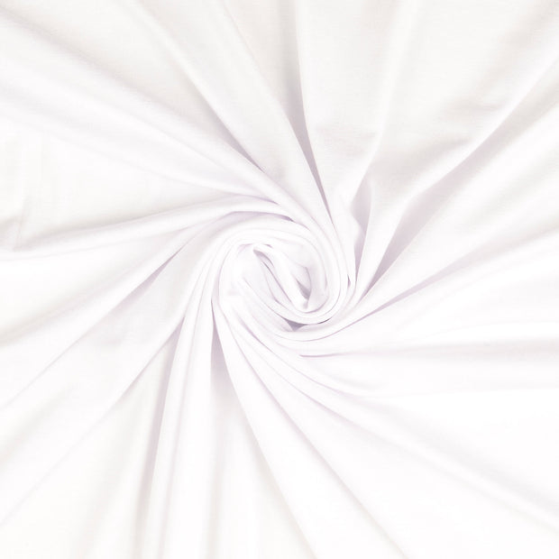 Jersey de Viscose tissu blanc 