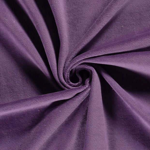 Nicky velours fabrik Violett weich 