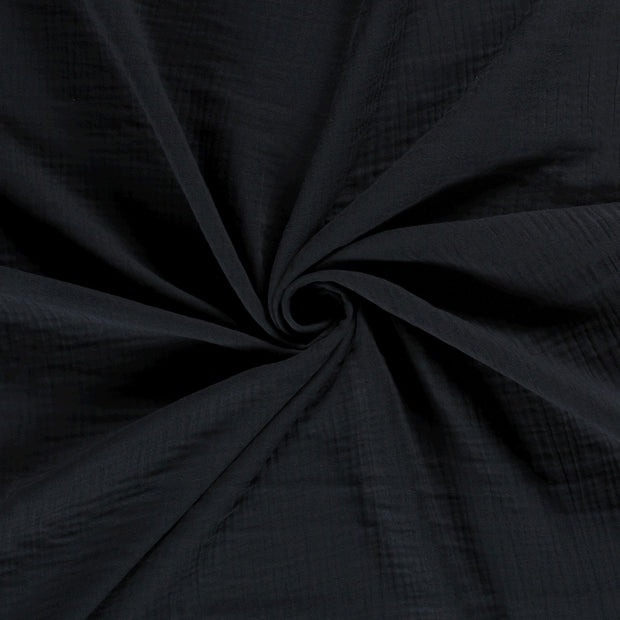 Muslin Triple Layer fabric Navy 