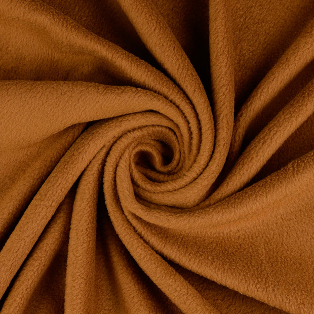 Polar Fleece fabrik braun gebürstet 