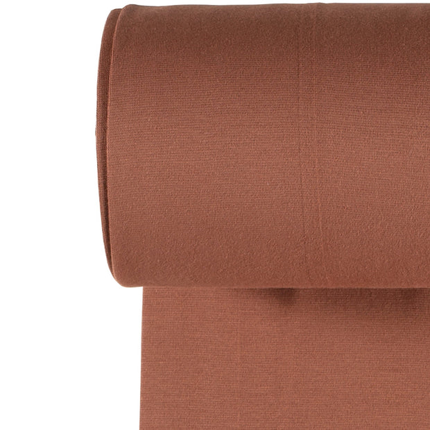Cuff fabric Unicolour Redwood