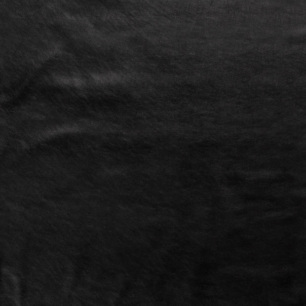 Stretch Leather fabric Black 