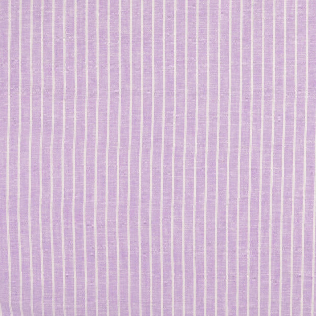 Chambré tissu rayures Lilas