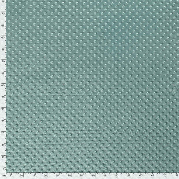 Minky tissu Unicolore Menthe foncée