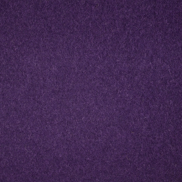 Walkloden fabrik Aubergine matt 