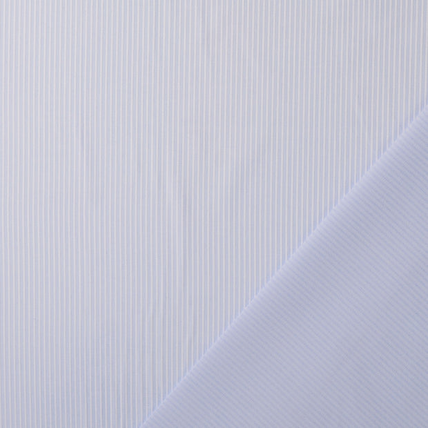 Woven Polyester fabric Baby Blue yarn dyed 