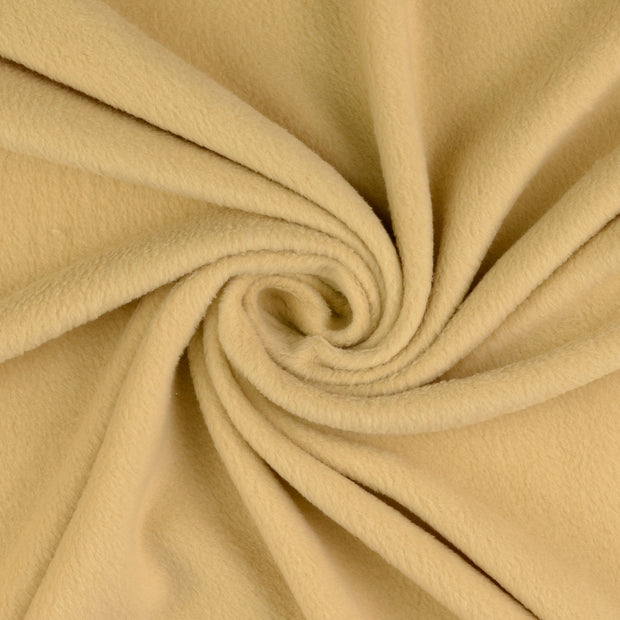 Polar Fleece fabrik Beige gebürstet 