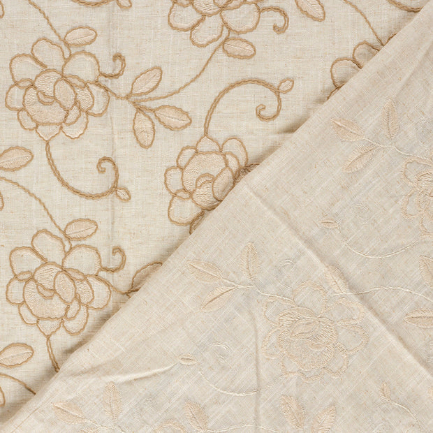  fabric Flowers embroidered 