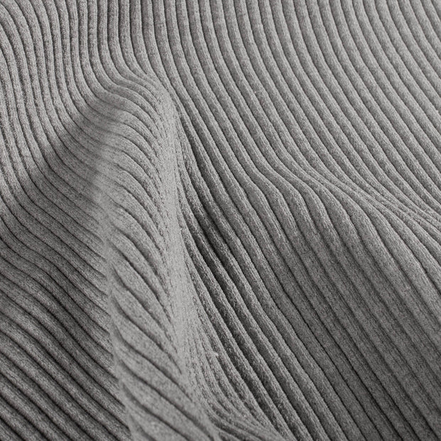 Cuff Material 3x3 rib fabric Light Grey matte 