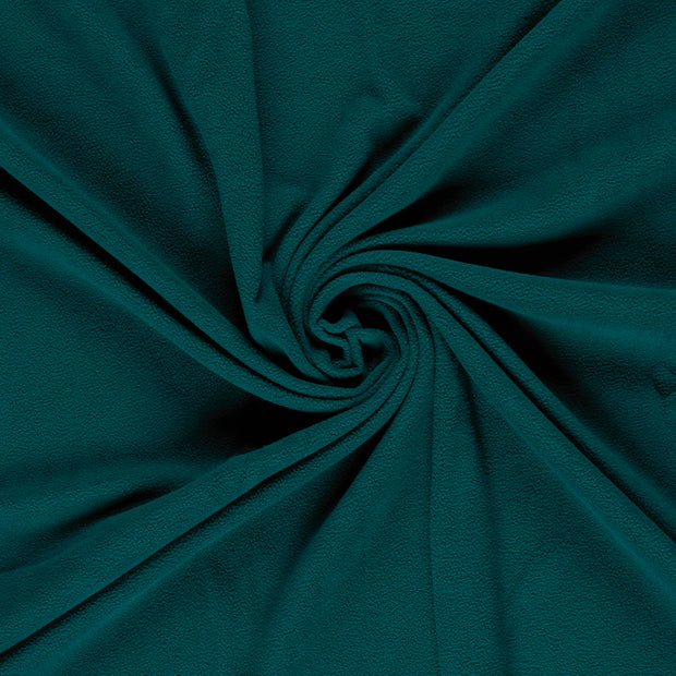 Fleece fabrik Petrol 