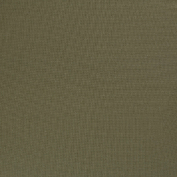 Knitted Waffle fabric Forest Green matte 