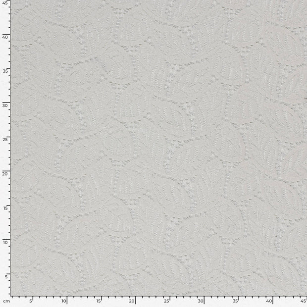 Chenille fabric Unicolour Off White