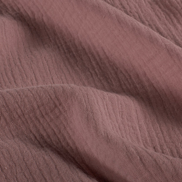 Muslin extra wide fabric Unicolour Light Mauve