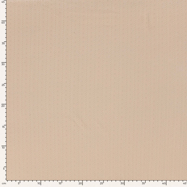 Pinpoint fabric Unicolour Beige