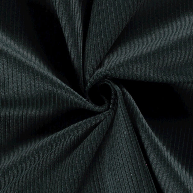 Corduroy 4.5w fabric Unicolour Dark Green