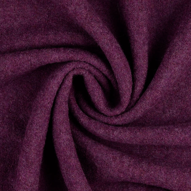 Chiffon en laine tissu Pourpre 