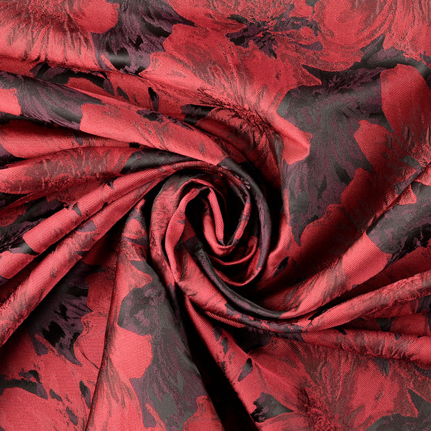Jacquard fabric Bordeaux 