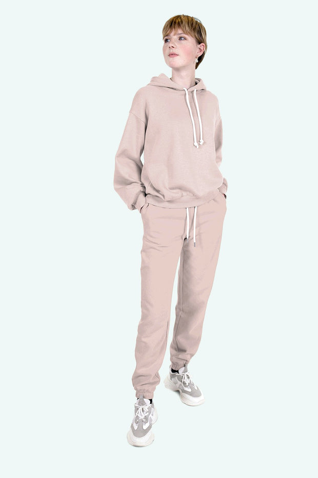 Jogging fabric Unicolour Nude