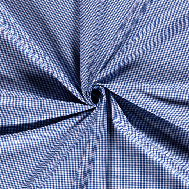 Popeline de Coton tissu Cobalt mat 