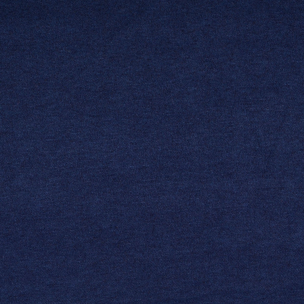 Heavy Knit fabrik Melange Marine