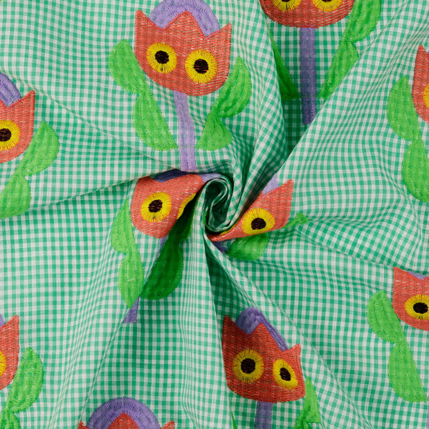 Cotton Poplin fabric Green 