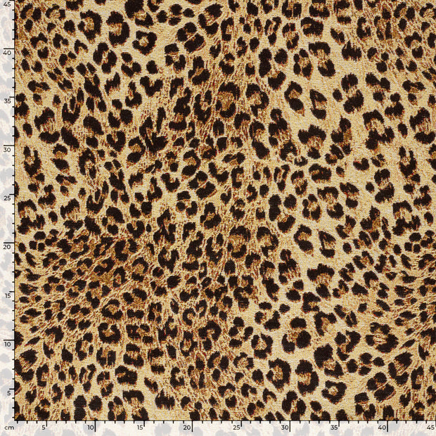 Gobelin fabric Leopards Beige