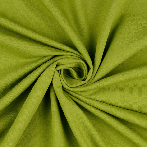 French Terry tissu Vert Forêt brossé 