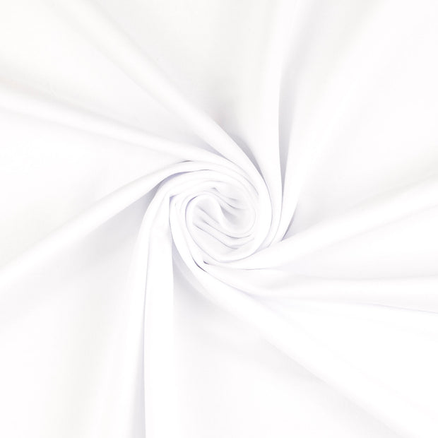 French Terry tissu Blanc optique brossé 