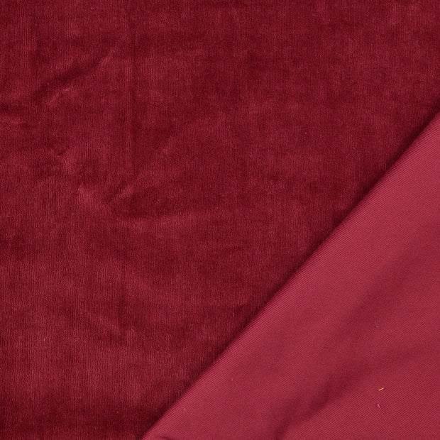 Nicky velours tissu Unicolore 