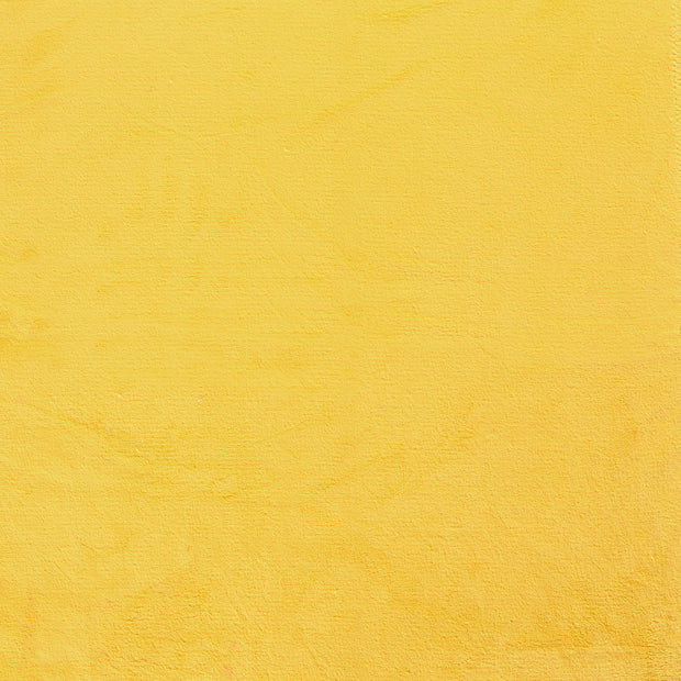 Polaire Doudou tissu Unicolore Jaune