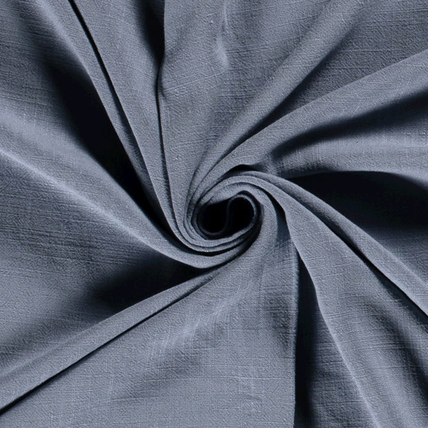 Viscose Lin Chaine et Trame tissu Bleu bébé mat 