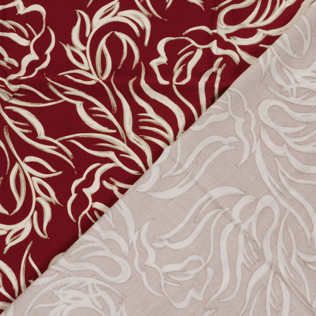 Viscose Twill fabrik Abstrakt bedruckt 